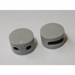 Zegels, kunststof, VE = 2000 stuks, 9x9 mm artikel afbeelding