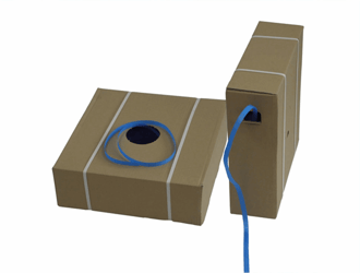 PP Band 12mm/0,55/1000mt blauw DISPENSERDOOS artikel afbeelding