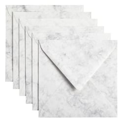 Envelop Papicolor 140x140mm Marble grijs artikel afbeelding