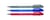 Balpen Paper Mate Flexgrip Ultra stick medium zwart