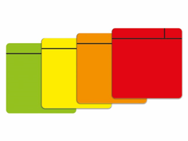 Smit Visual Supplies Symbool magneet memo 100x100mm gl/pk5 (pak 5 stuks)