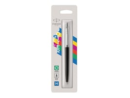 Parker Gelpen Jotter zwart M blauw/bs1 (blister 1 stuk)