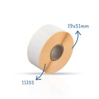 Dymo Compatible Labels 19x51mm 500st/rol Wit