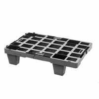 Displaypallet van kunststof l x b = 600x400 mm, statisch draagvermogen 800 kg VE = 10 st.