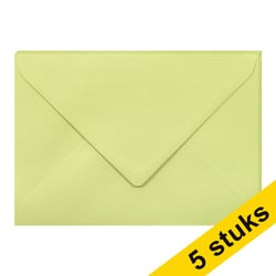 Envelop C5 120g bladgroen/pk5