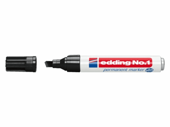 VILTSTIFT EDDING 1 SCHUIN 1-5MM ZWART artikel afbeelding