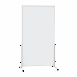 Whiteboard MAUL®solid easy2move, mobiel h x d = 1965x640 mm, wit bord-h x b = 1800x1000 mm artikel afbeelding