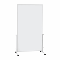 Whiteboard MAUL®solid easy2move, mobiel h x d = 1965x640 mm, wit bord-h x b = 1800x
