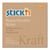 Notitieblok Stick'n 76x76mm kraft/pk6