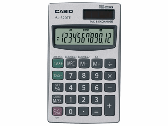 Rekenmachine CASIO SL-320TER artikel afbeelding
