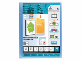Showalbum Oxford Polyvision A4 40-tassen PP blauw