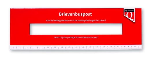 Brievenbus tester Quantore artikel afbeelding