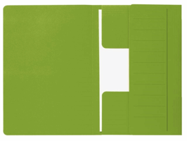 Dossiermap Djois Secolor Mammoet folio 3 kleppen 250gr recycled groen 50 stuks