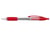 IKON K5 Retract Balpen, 0,7 mm, Rood (pak 10 stuks)