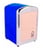 Servet dispenser voor mini servet blauw RVS