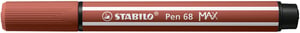Viltstift STABILO Pen 68/75 Max sienna