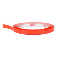 Zakkensluittape 9mmx66m rood/pk16rol