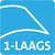 Poetsrol WypAll L10 1-laags 19,5x304m 800vel blauw 7255