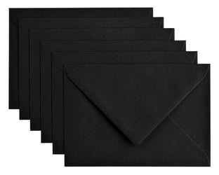 Envelop Papicolor C6 114x162mm Ravenzwart artikel afbeelding