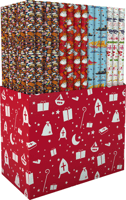 Inpakpapier Sint 46.5x250cm assorti