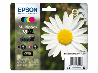 INKCARTRIDGE EPSON 18XL T1816 ZWART + 3 KLEUREN artikel afbeelding