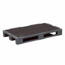 Pallet voor zware lasten met antislip coating l x b = 1200x800 mm vanaf 1 st.
