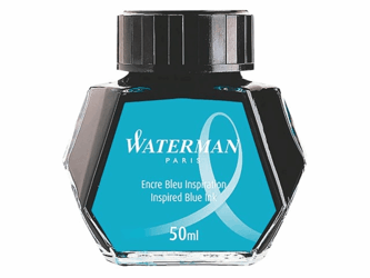 VULPENINKT WATERMAN 50ML INSPIREREND BLAUW  artikel afbeelding