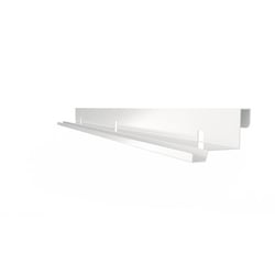 Muurbevestiging WALL TRAY breedte 1200 mm metaal, wit