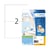Etiket ILC 210x148mm prem wit/pk50