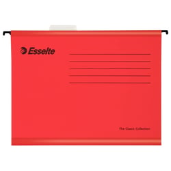 Pendaflex plus verticale hangmap Folio, v-bodem, rood (doos 25 stuks)