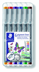 FINELINER STAEDTLER PIGMENT 308 0.5MM ASSORTI artikel afbeelding