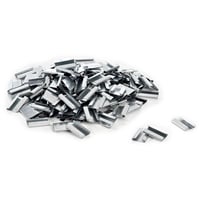 Sluitzegels voor staalband, lengte 27 mm breedte 16 mm, van metaal, VE = 1000 stuks