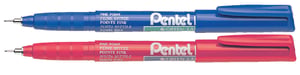 Fineliner Pentel NMF50 blauw 0.4mm