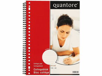 COLLEGEBLOK QUANTORE 23RINGS LIJN 70GR  artikel afbeelding