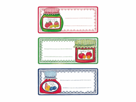 Etiket HERMA 3765 keuken weckpot