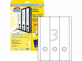 RUGETIKET AVERY ZWECK L4759-25 297X61MM 75ST artikel afbeelding