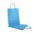 Papieren draagtas met gedraaide handgreep 22+10x31cm, 90 grams, kleur lichtblauw