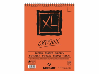 SCHETSBLOK CANSON XL CROQUIS A3 90GR 120V SPIR artikel afbeelding