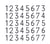 Numeroteur Reiner B2 13043 6 cijfers 5.5mm metaal