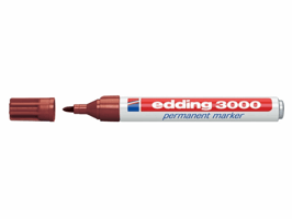 Viltstift edding 3000 rond 1.5-3mm bruin