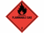 Gevarenetiket A21, 100X100mm rood opdruk zwart. Klasse 2 Flammable Gas artikel afbeelding