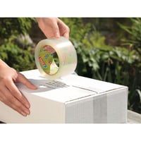 PP-pakband tesapack® Eco & Strong VE = 36 rollen, transparant, bandbreedte 50 mm