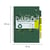 Projectboek Pukka Recycled B5 lijn 4-tabs 200 pagina's 80gr groen
