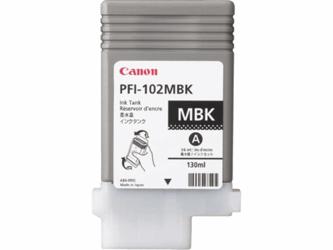 INKCARTRIDGE CANON PFI-102MBK MAT ZWART artikel afbeelding