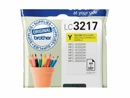 Inktcartridge Brother LC-3217Y geel