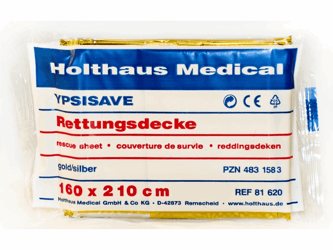 Reddingsdeken goud/zilver artikel afbeelding