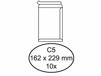 ENVELOP QUANTORE BANK C5 162X229 100GR ZK WIT artikel afbeelding