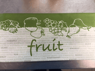 Fruitzak 13+2x4,5x27cm 1 pond papier wit De Luxe gebl. Kraft 45grs artikel afbeelding