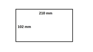 Zebra labeletiket Quantore 3005093 102x210mm 76mm wit permanent