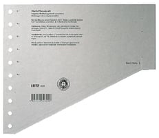 Scheidingsbladen Leitz A4 karton 200gr 11-gaats grijs 100 stuks